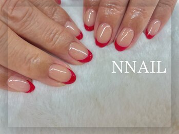 エヌ ネイル(N NAIL)/赤フレンチ