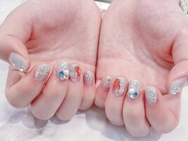 #お祭りネイル