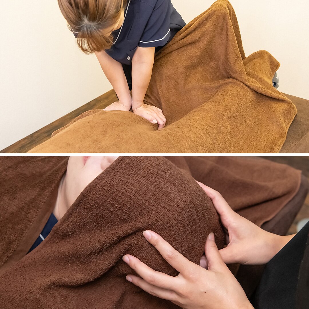 【おススメ】もみほぐし＋ヘッドスパ　60分　￥5000