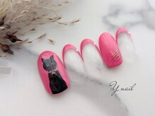 ワイネイル(Y.nail)/高貴な猫ネイル