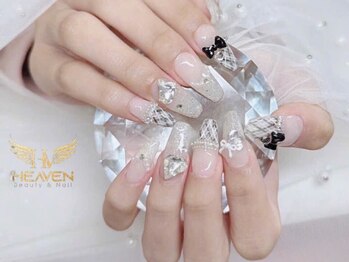 《チップ長さ出し専門店/パラジェル/フィルイン》HEAVEN Nail Salon 池袋  の写真/かわいいネイル爆誕《うるうるカラー×キラキラパーツ》チップ長さだし/スカルプ/持ち込みデザインOK♪