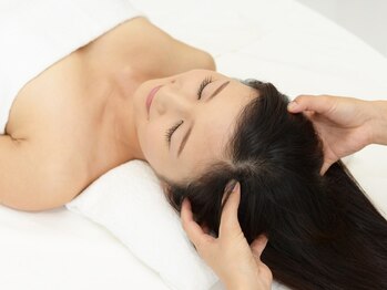 本格健康ほぐしの写真/スカルプケアで健康的な頭皮へ!液剤を塗るだけでは届かない深い奥まで美容機器で届かせる☆《育毛促進◎》