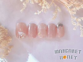 バレンタインネイル