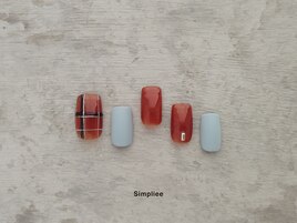 チェックネイル