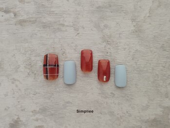 チェックネイル