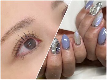 エムズビューティーサロン 新小岩店(M's)の写真/時短×キレイを叶える！まつ毛＆ネイル同時施術◎ご予約はお電話で♪