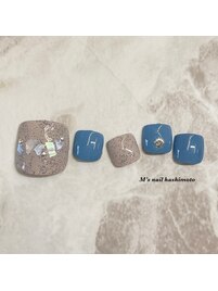 定額フットネイル*7月
