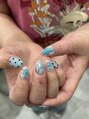 ネイルアヴァンス 京橋店(Nail AVANCE.)&nbsp;ブルークロムネイル
