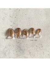 ネイル アル(NAIL ARU)/ゴールドニュアンス☆