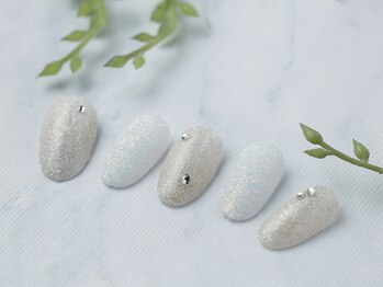 ラムネイル 元町(RamuNail)/スノーホワイトネイル