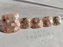 ネイルフロンティア 吉祥寺(NAIL FRONTIER)/E手描き桜ミラー14980円