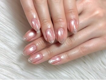 ジョアアンジェ 福島店(joieange)の写真/《パラジェル/フィルイン対応》シンプルだけど貴女らしいデザインに◎美爪に見えるデザイン,カラーも豊富!