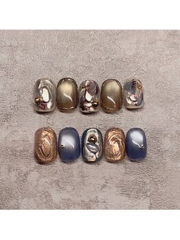 nail salon amo 【4/15 NEW OPEN(予定)】 /Hand定額トレンドアート¥8500