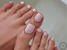 【FOOT】ワンカラー・ラメグラデーション(丁寧なオフケア)¥6500→¥4800