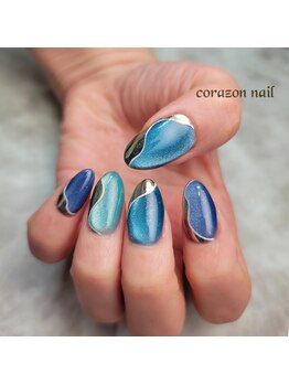 コラソンネイル(corazon nail)/HAND120分コース☆アクアマグ