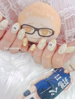 ファラウェイネイル(Faraway nail)/イエローネイル☆