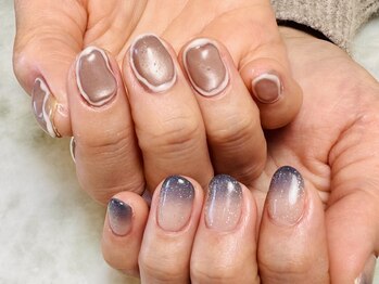 トレデュール 長町南店(Tre's dur)/シンプルニュアンス/アシメ/マグ