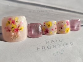 Eフット押花ブーケ8980円～