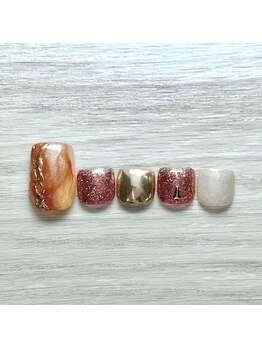 ネイルサロンアジアン 池袋店/マグフラッシュフット¥6600