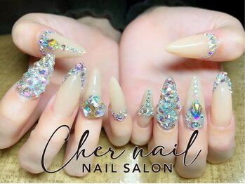 シェル ネイル(Cher nail)/キラキラスカルプ【Cher nail】