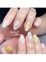 たゆ ネイル(たゆnail)/イエローニュアンスネイル