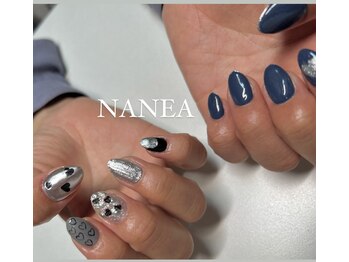 ナネア(NANEA)/ネイビー×シルバー×ブラック