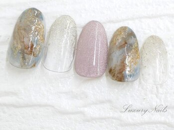 ラグジュアリーネイルズ オオミヤ(Luxury Nails Omiya)/ニュアンス*奥行きネイル