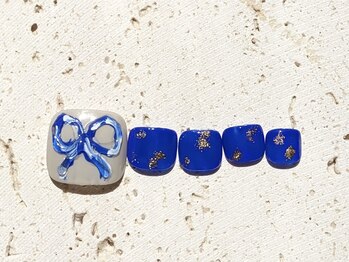 ネイルドッグ(NAIL DOG)/リボンフットネイル♪