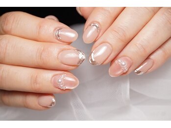 ネイルサロン マリング(Nail Salon Maring)/☆ピンクとミラーネイル☆