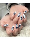 ニュアンスもやもやネイル
