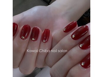 カワイイ チバ(Kawaii Chiba)/ワンカラー＋10個スートン無料