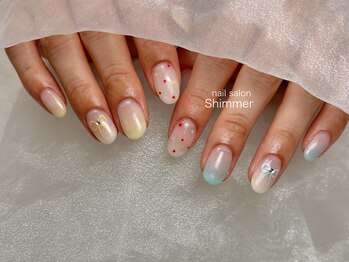 シマー(Shimmer)/リボンネイル