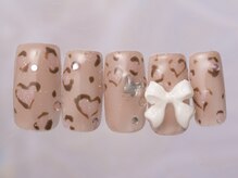ジェミーネイル シンジュク(Jemiy nail shinjuku)/ガーリーレオパード￥9480