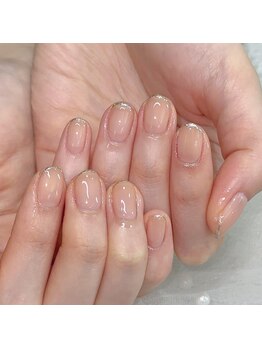 センスネイル(Sense nail)/ラメフレンチ