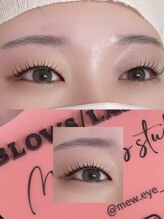 メウイーアンドビースタジオ(Mew.e&b studio)/【まつ毛パーマ×眉毛Wax】