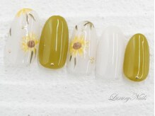 ラグジュアリーネイルズ アカバネ(Luxury Nails Akabane)/アンティーク*向日葵デザイン