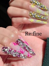 リファイン(Re:fine)/スカルプ１０本アートつけ放題