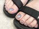 ゴッダスネイル(GODDESS NAIL)の写真/【夏はフットネイルワンカラー¥7700☆】