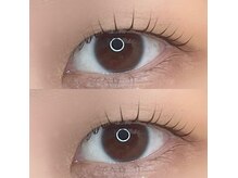 一重の方、重め瞼の方　ラッシュリフト