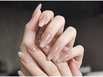 ネイルサロン ジェイ(Nail Salon J)の写真/《長さ出しワンカラーorグラデ+ストーン10粒¥7980～》長さ出しでスラっと♪自爪の長さや形でお悩みの方へ☆