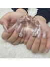 キラキラワンホンネイル
