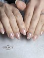 グレース ネイルズ(GRACE nails)&nbsp;#パラジェル#フィルイン#お上品ネイル
