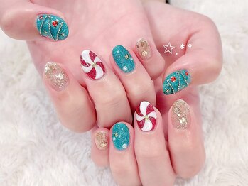 ラルネイル 大宮(Lull. nail)/#クリスマスネイル