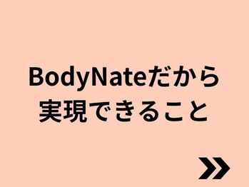 エステティックトレーニングサロン ボディネイト(Body Nate)/実現できること
