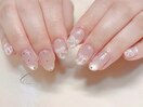 リボン/マグネットネイル