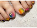 夏フットネイル・足元キレイ