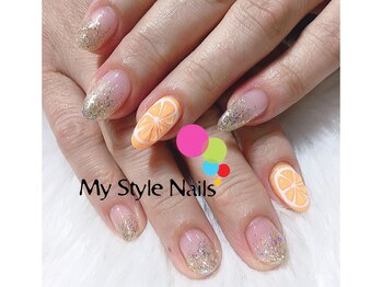 マイ スタイル ネイルズ(My Style Nails)/ラメグラデーションジェル