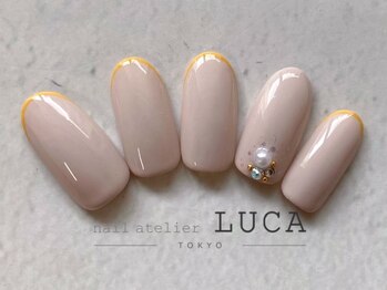 ネイルアトリエルカ(nail atelier LUCA)/W-29 スキニーフレンチネイル
