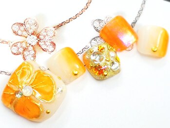 ネイルサロン シェル(Nail Salon SHELL)/選べる定額フットBコース ¥7200