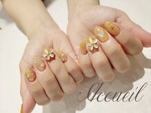 アクイユ 銀座店(ACCUEIL)/アシンメトリーネイル